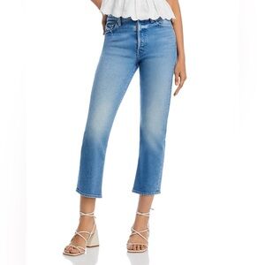 MOTHER Blue Ankle & Cropped Jeans